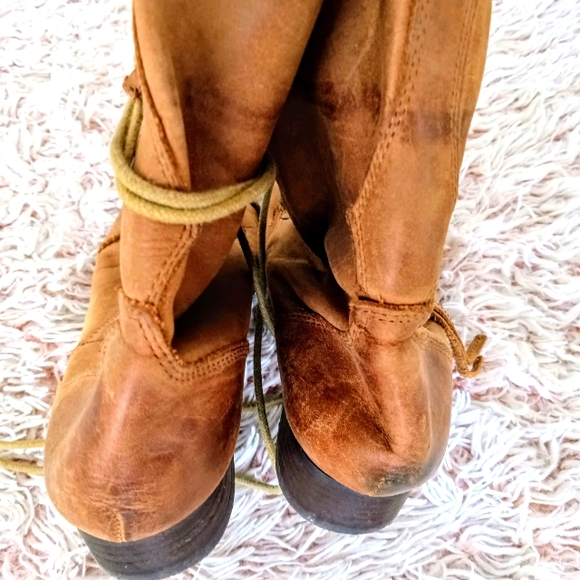 🤎VTG y2k Aldo leather boots - Picture 7 of 9